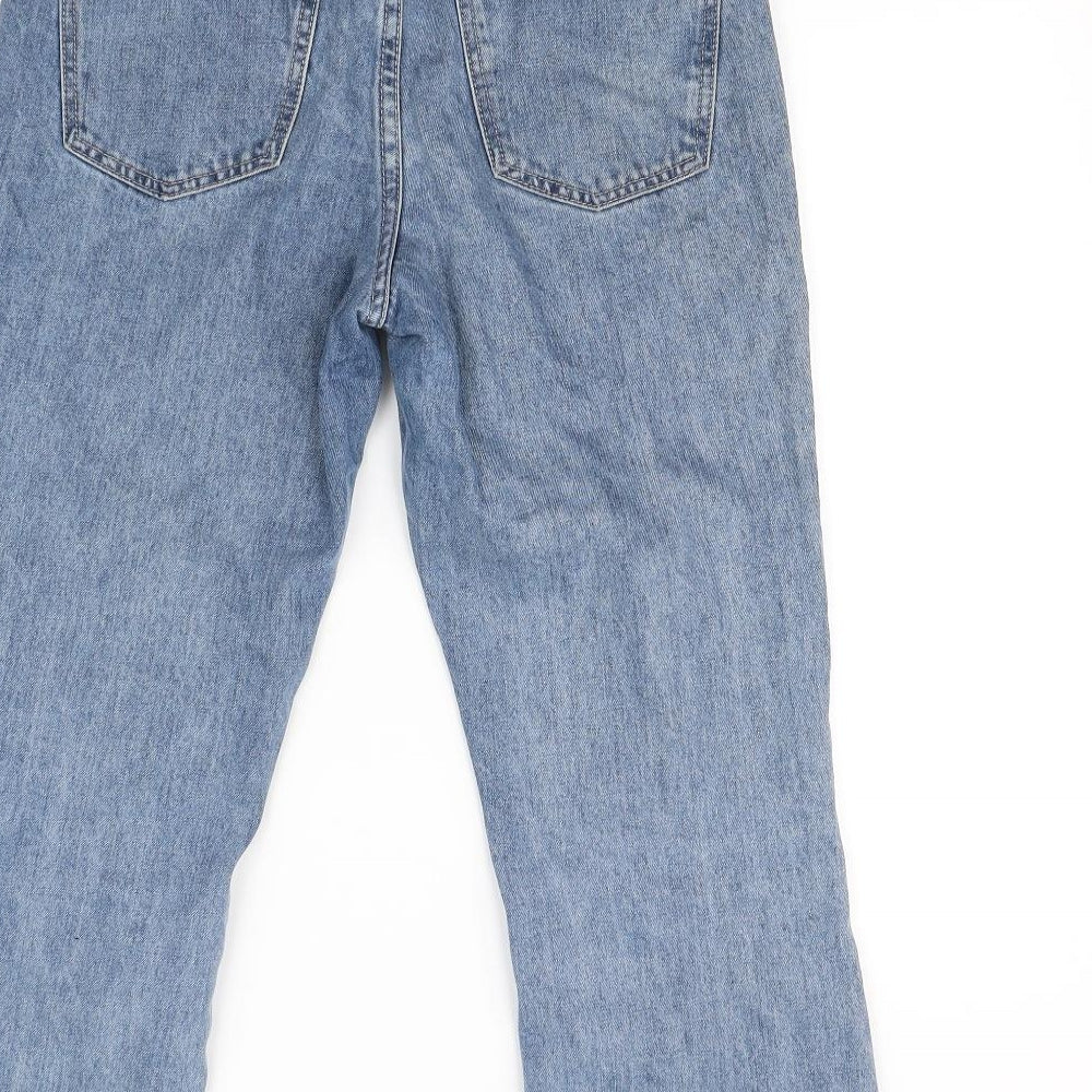 Glamorous Womens Blue Straight Jeans Size 28 in L30 in