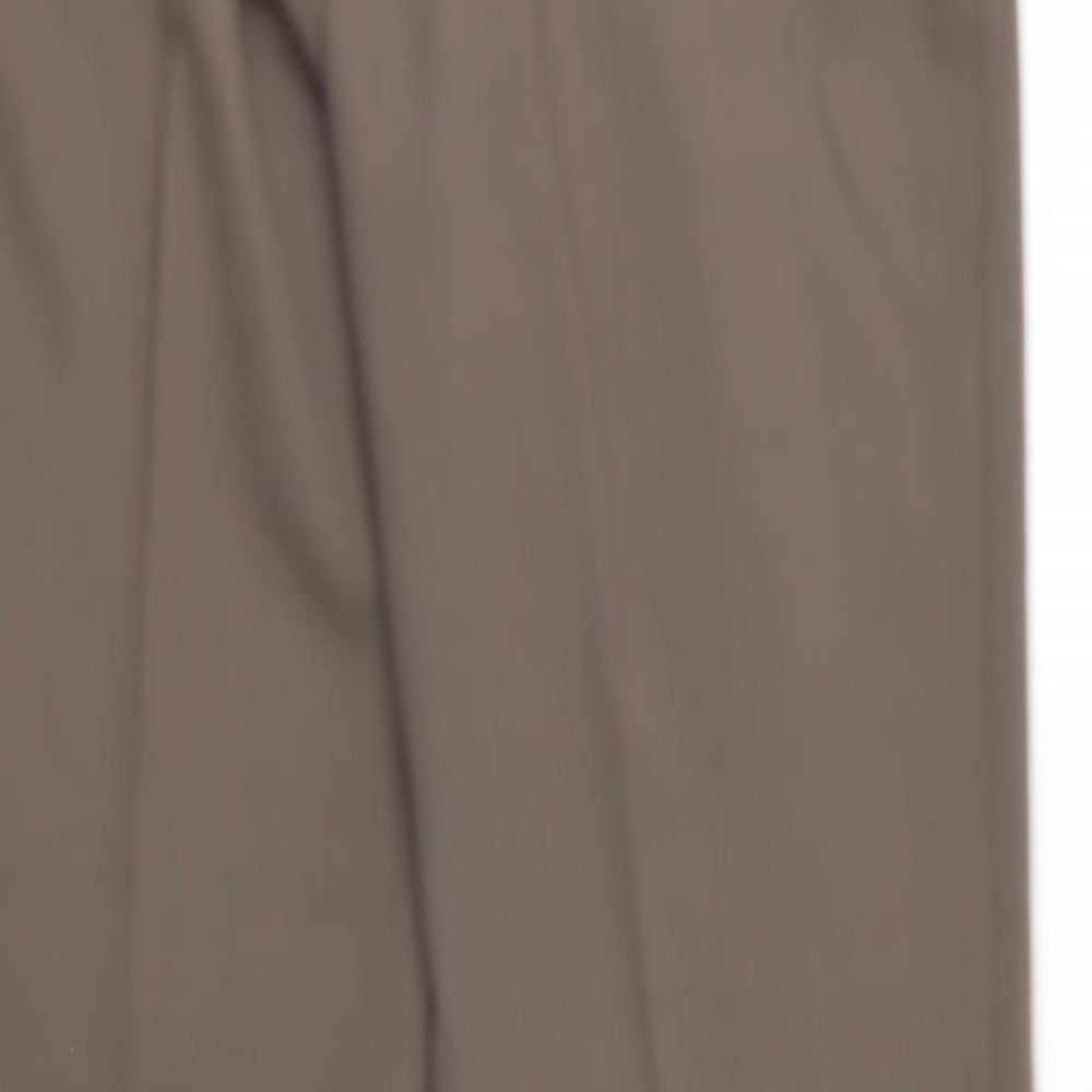 Faber Womens Brown Trousers Size 14 L28 in
