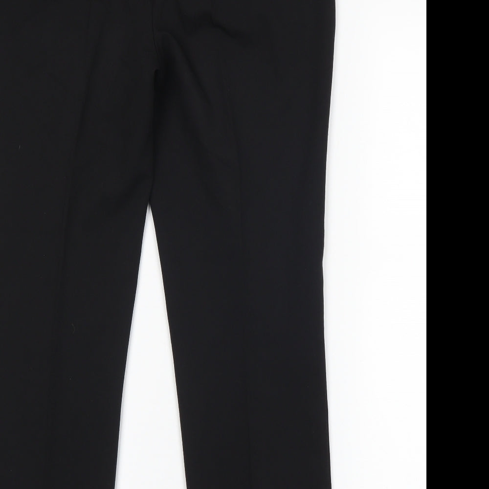 George Womens Black Trousers Size 12 L28 in