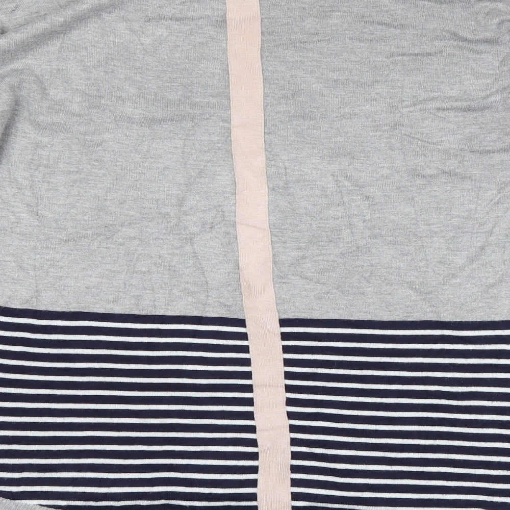 Oasis Womens Blue Striped Pullover Jumper Size S