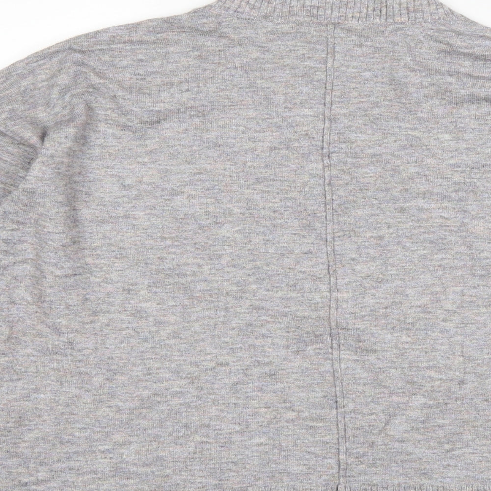 Oasis Womens Grey Pullover Jumper Size S