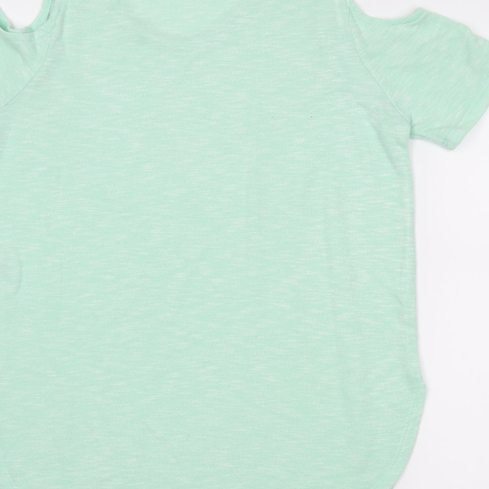 Select Womens Green Tunic Blouse Size 10