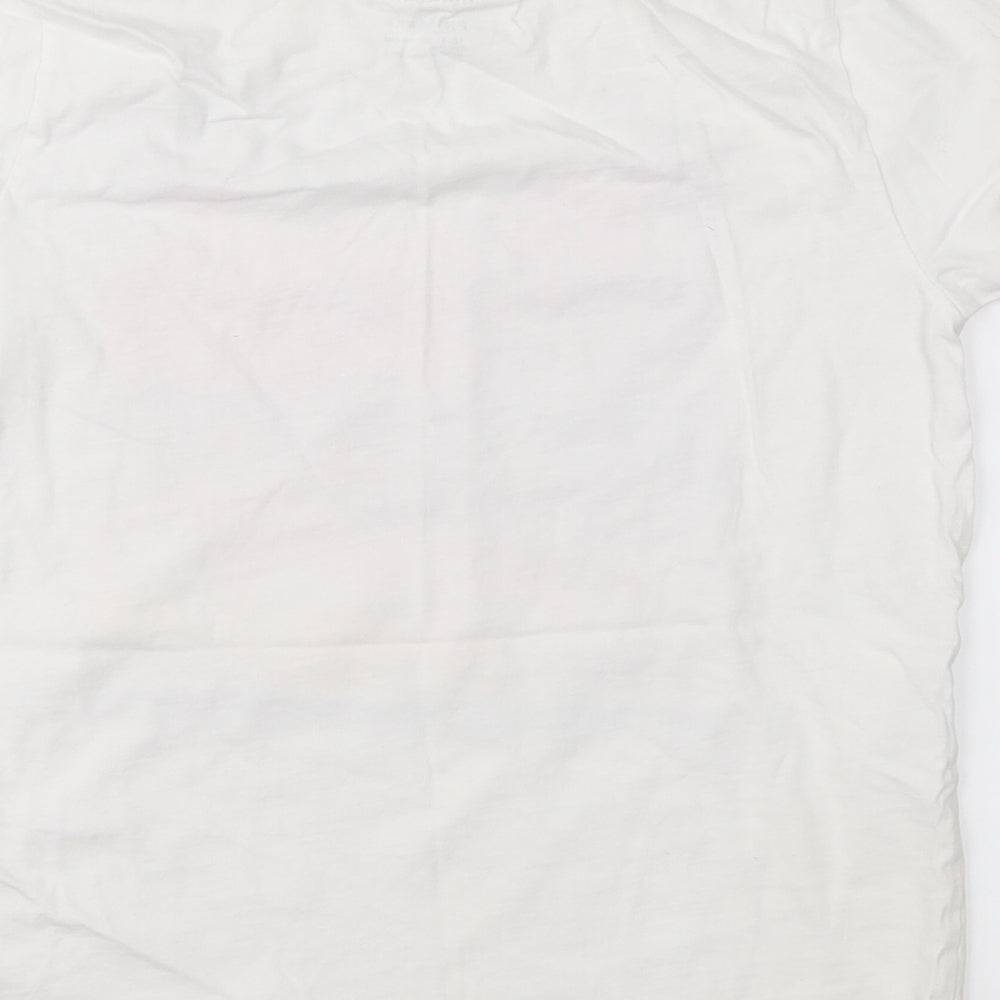 Primark Boys White Basic T-Shirt Size 10-11 Years