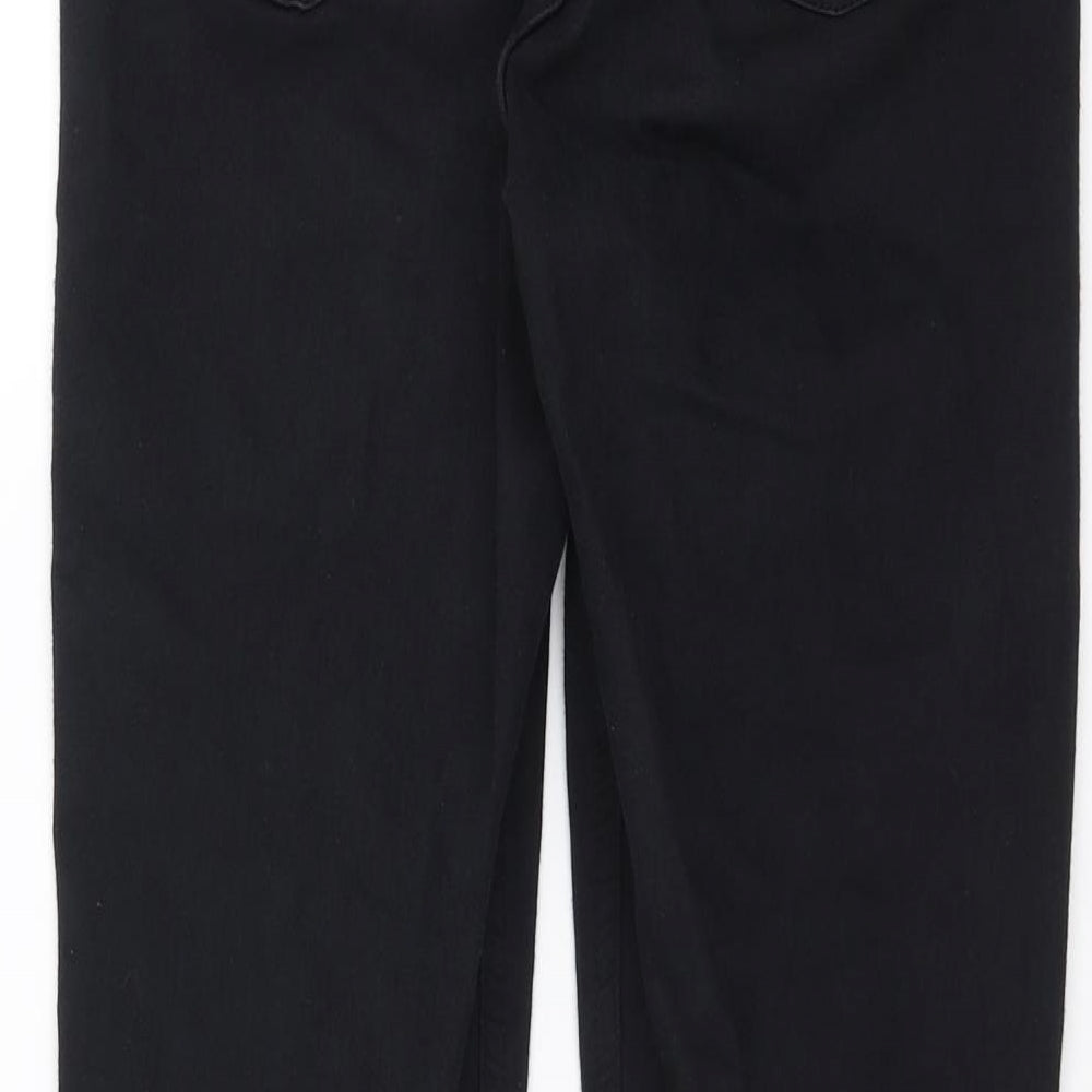Topshop Womens Black Denim Skinny Jeans Size 26 in L30 in