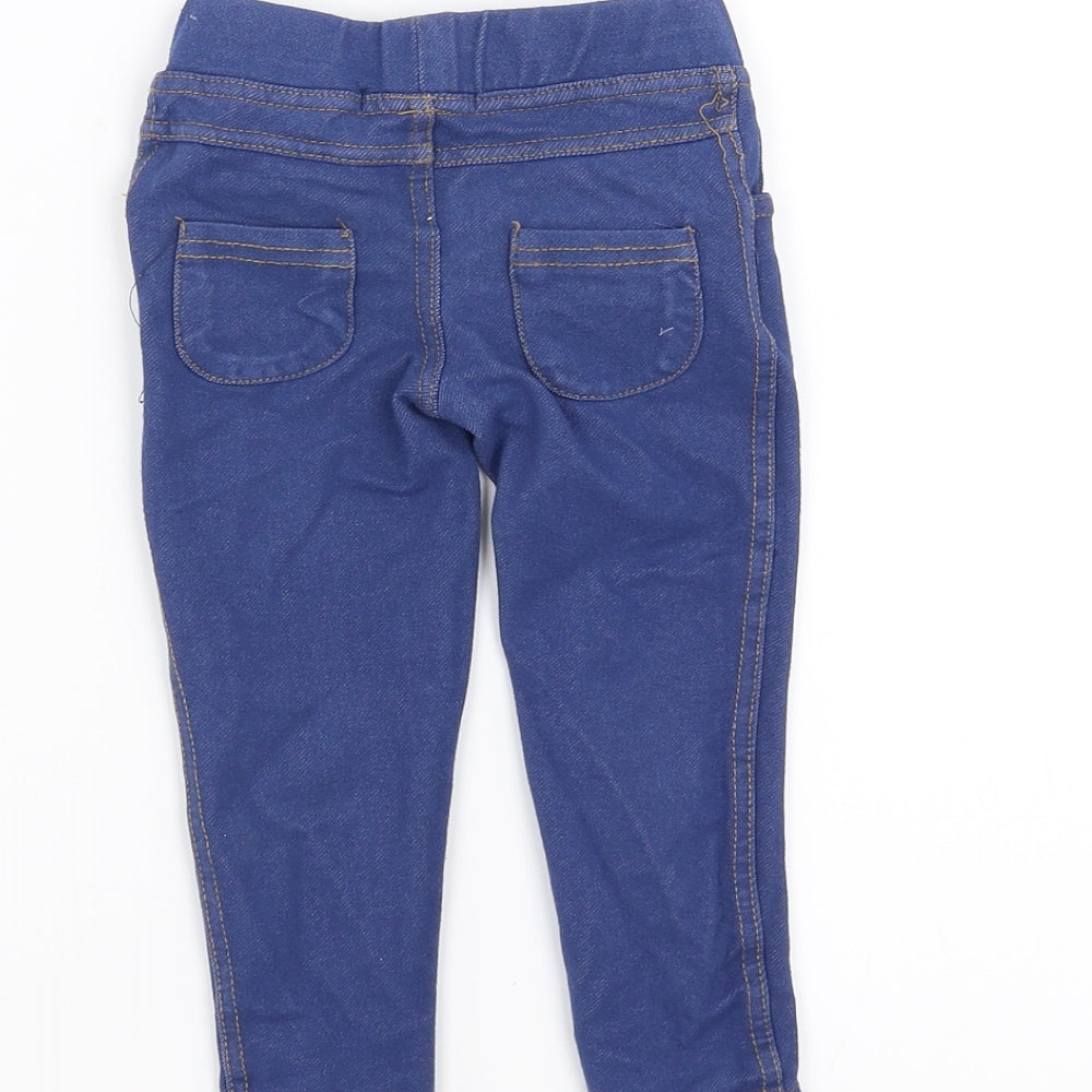 Young Dimension Girls Blue Denim Jeans Size 18-24 Months - leggings