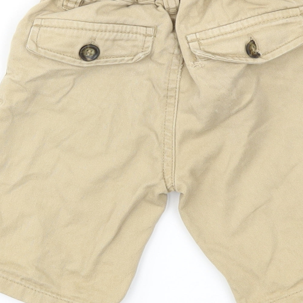 Nutmeg Boys Beige Cargo Trousers Size 12-18 Months