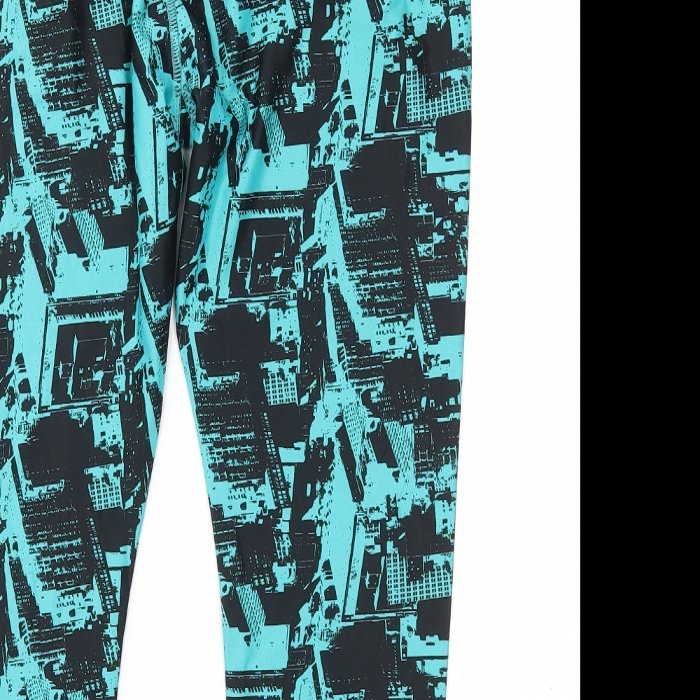 Active Works Womens Blue Capri Leggings Size M L20 in - Stretch waistband