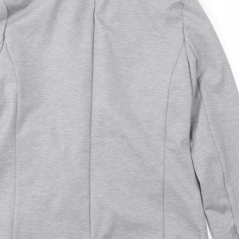 Cream Womens Grey Jacket Blazer Size M