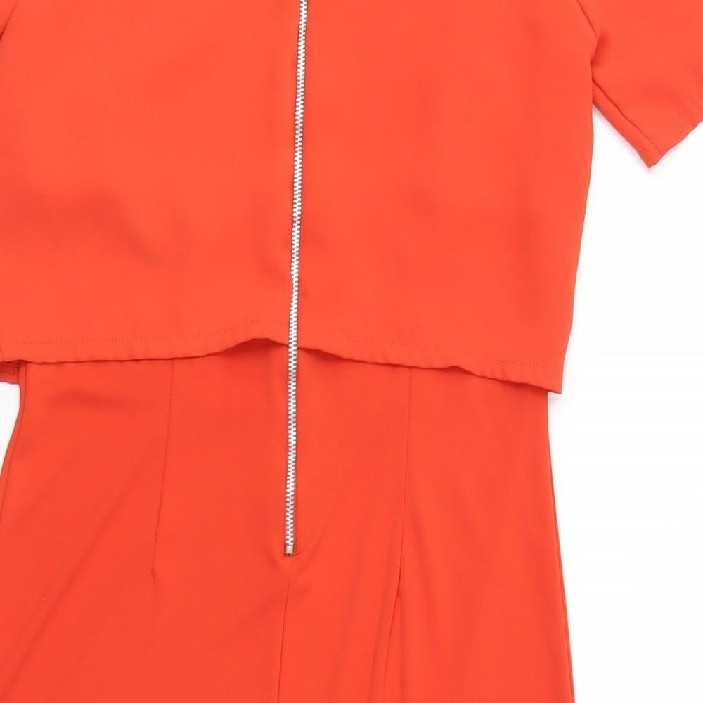 Oasis Womens Red A-Line Size XS