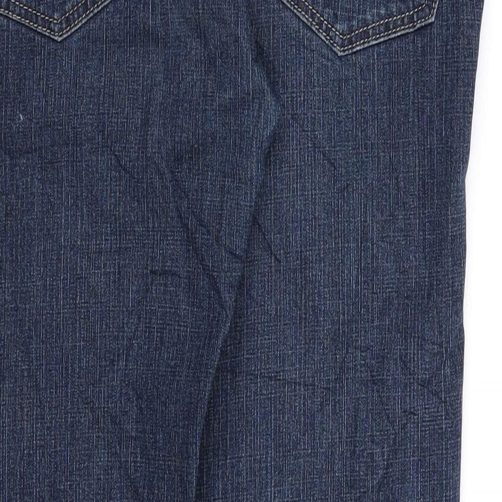 OZIRE JEANS Womens Blue Straight Jeans Size 35 in L30 in