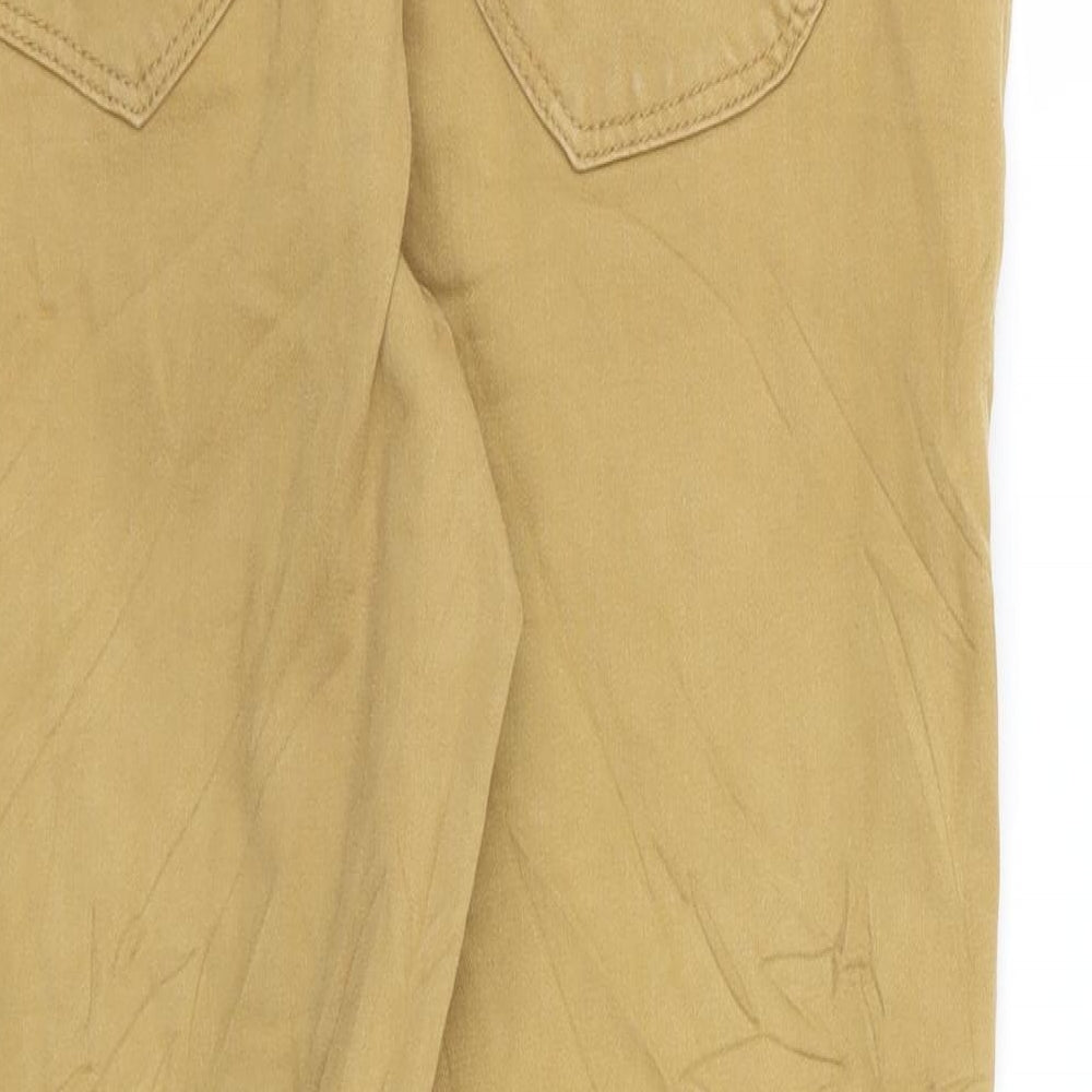 Yessica Womens Yellow Capri Jeans Size 34 in L23 in