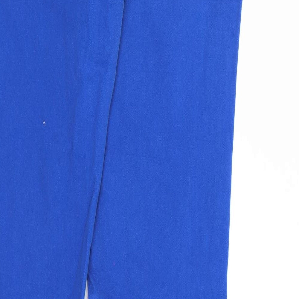 Denim & Co. Womens Blue Denim Straight Jeans Size 12 L30 in