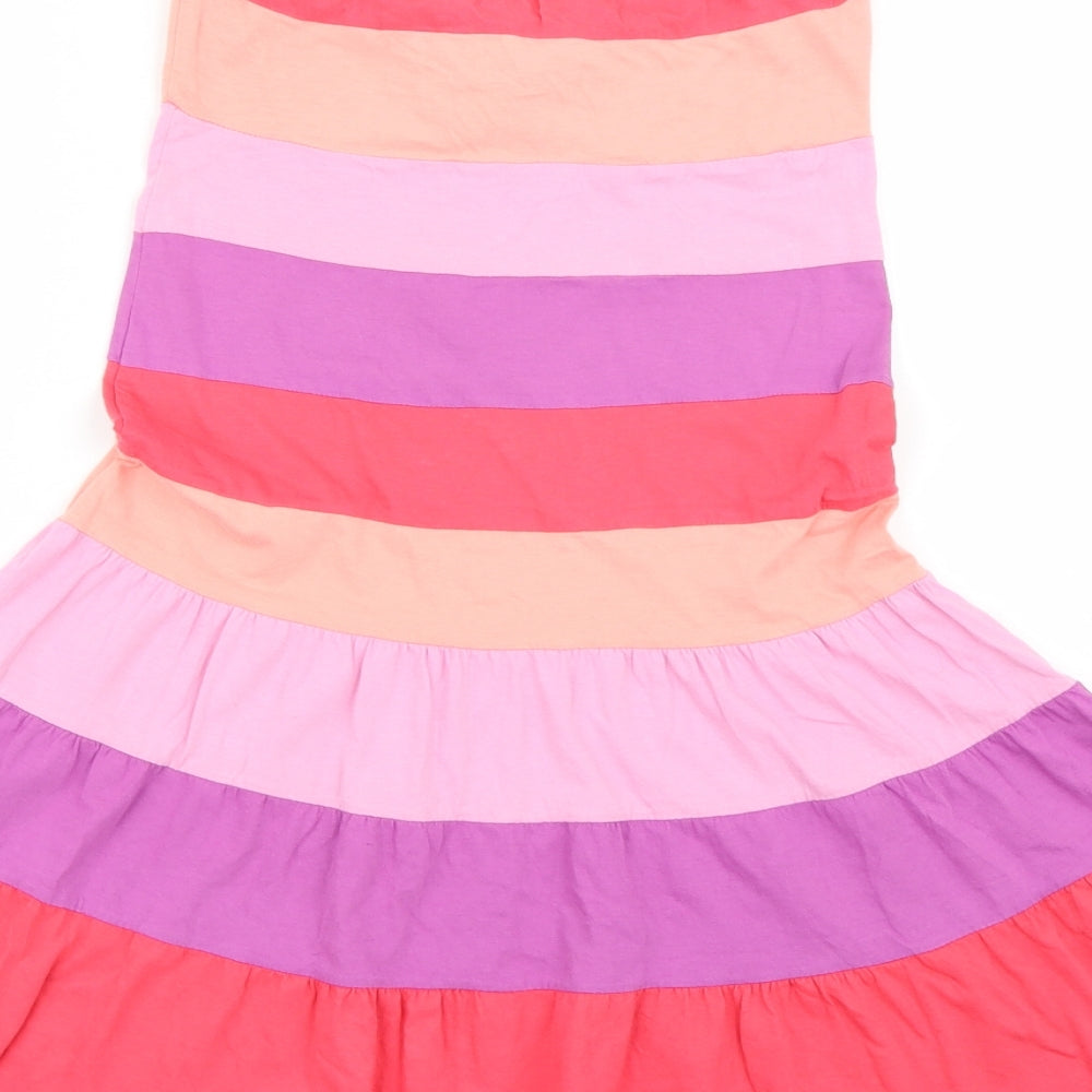 ASOS Womens Multicoloured Striped A-Line Size 6