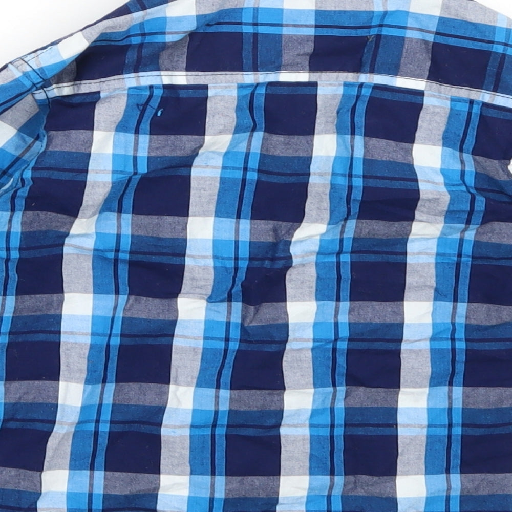 Rebel Boys Blue Check Basic Button-Up Size 3-4 Years