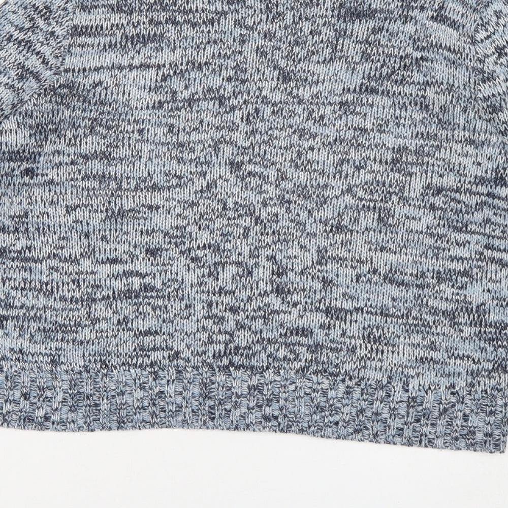 Divided by H&M Womens Blue Knit Pullover Jumper Size XS
