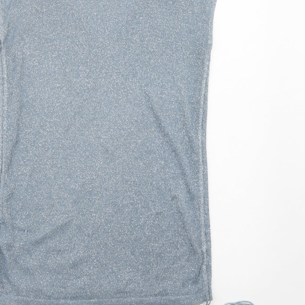 NEXT Womens Blue Knit Vest Jumper Size 6