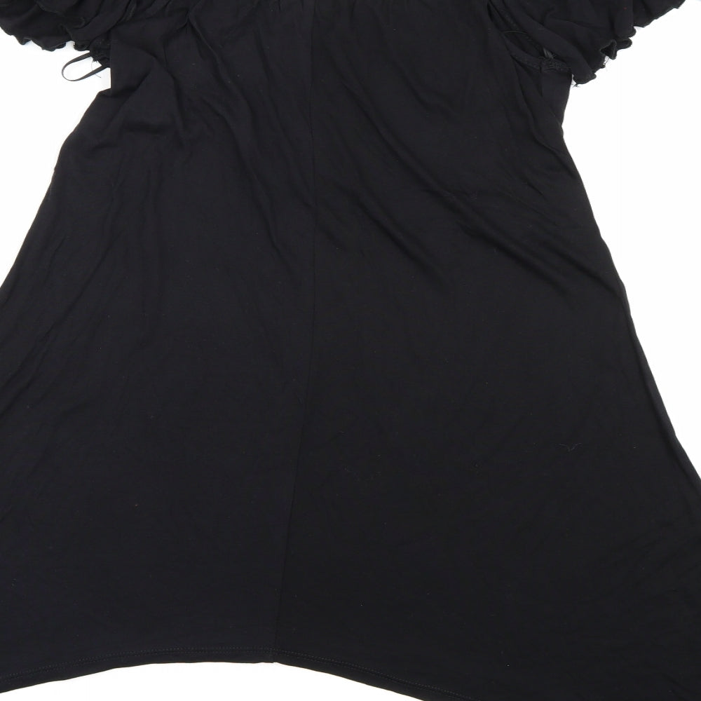 Atmosphere Womens Black Basic Blouse Size 8