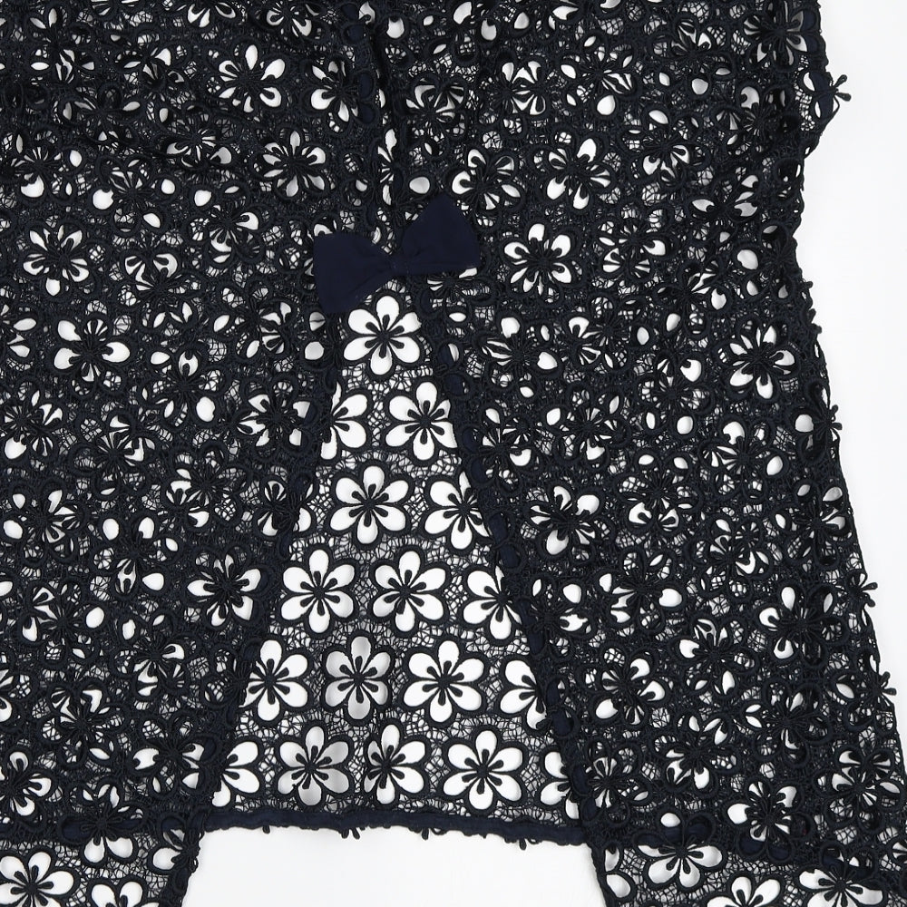 NEXT Womens Blue Basic Blouse Size 12