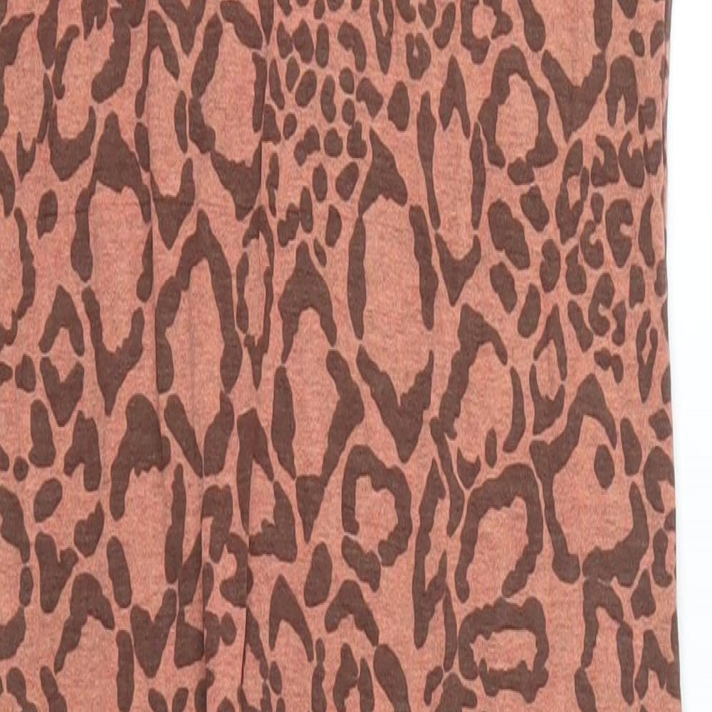 Post Card Womens Pink Animal Print Tank Dress Size XS