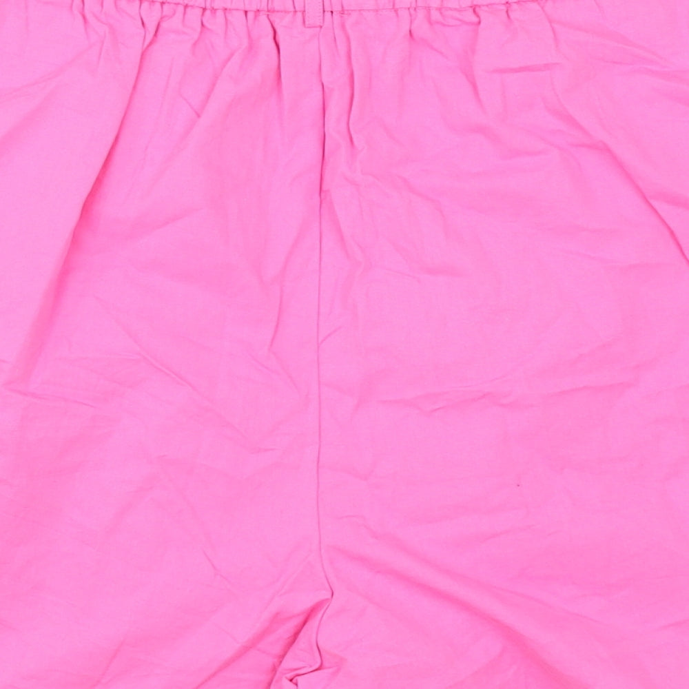 J&H Womens Pink Mom Shorts Size 39 in