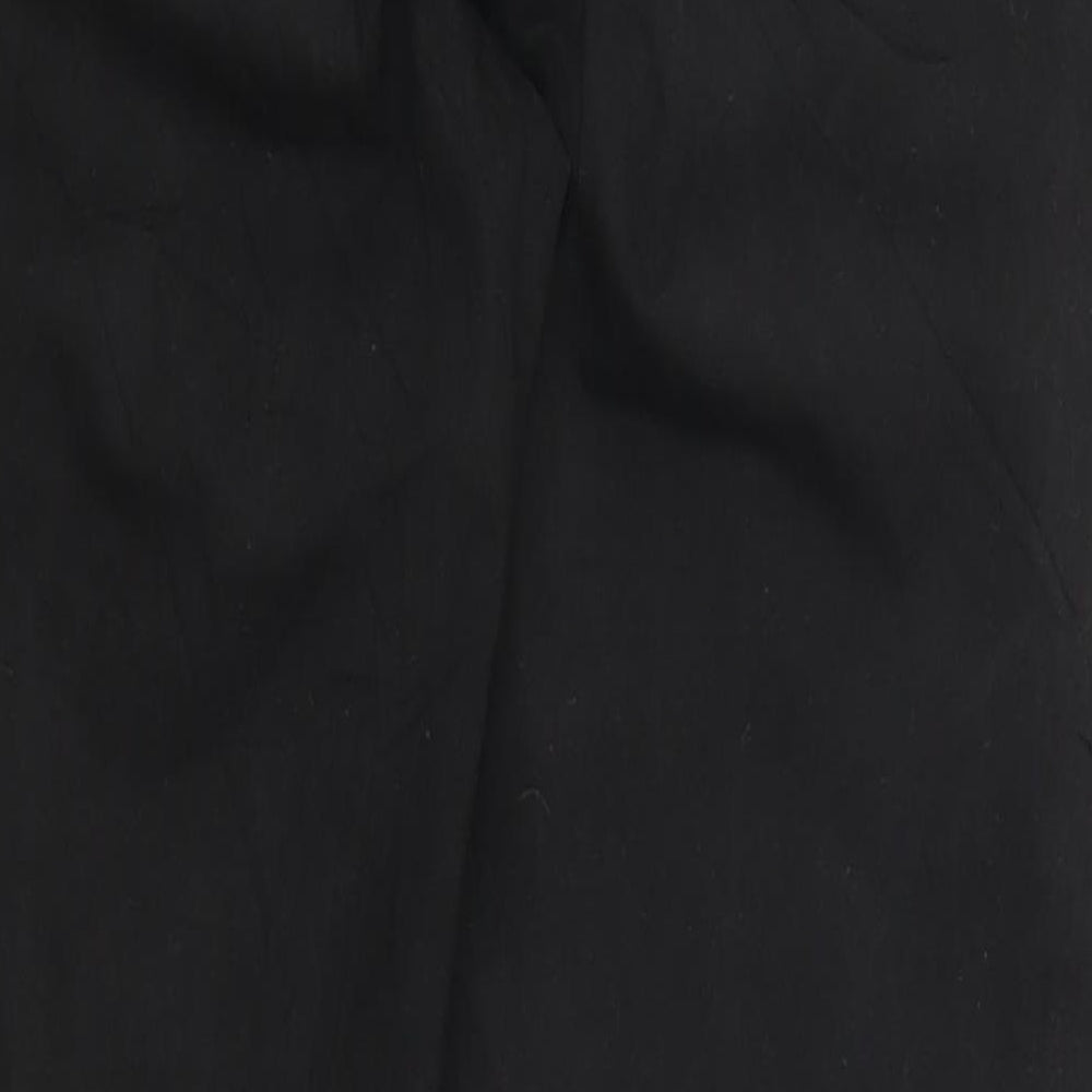 Stark Womens Black Trousers Size 14 L29 in