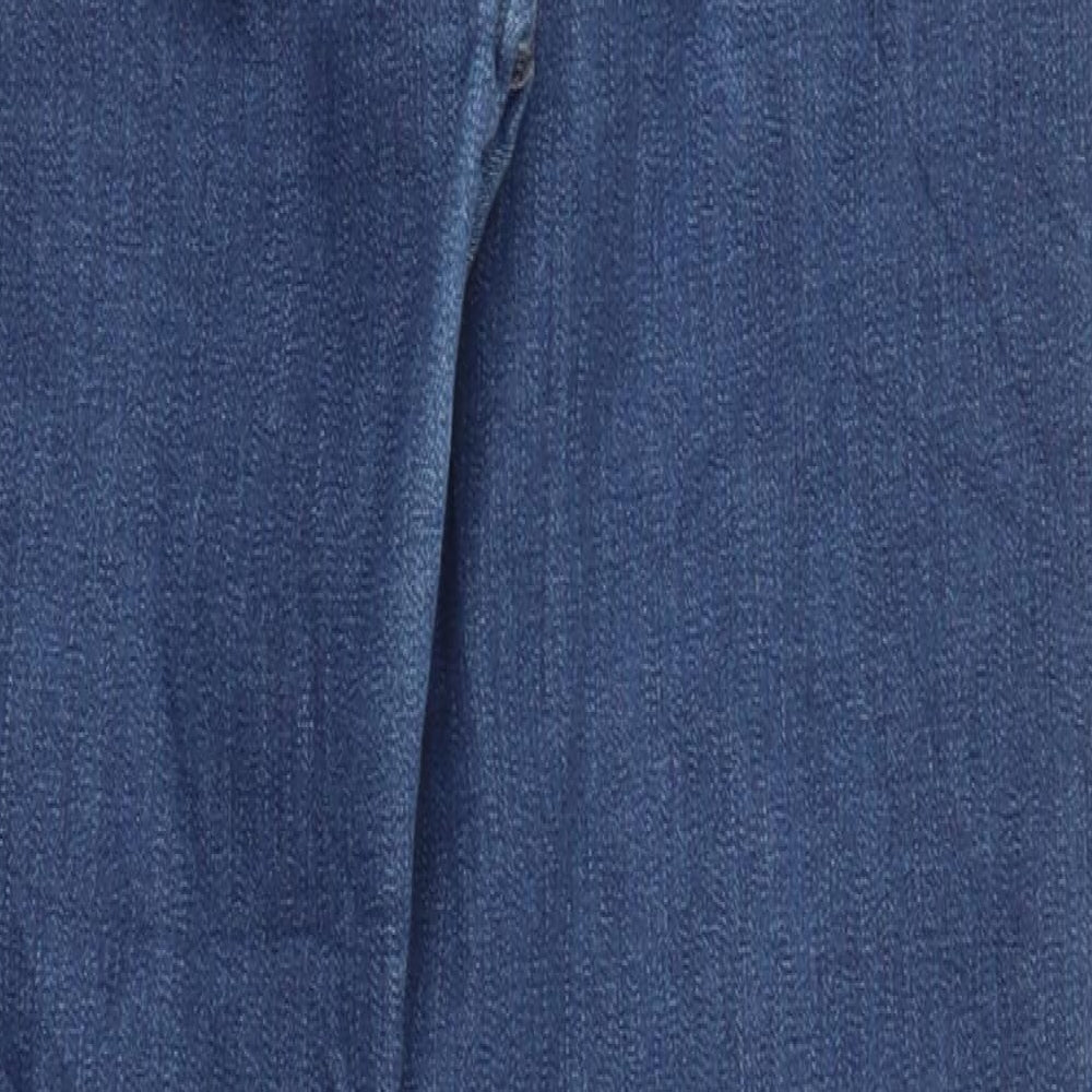 Zavanna Womens Blue Denim Straight Jeans Size 32 in L31 in