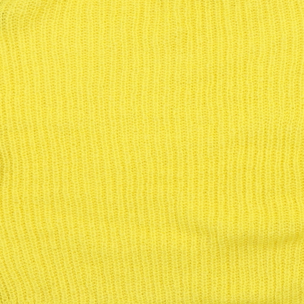H&M Womens Yellow Pullover Jumper Size S