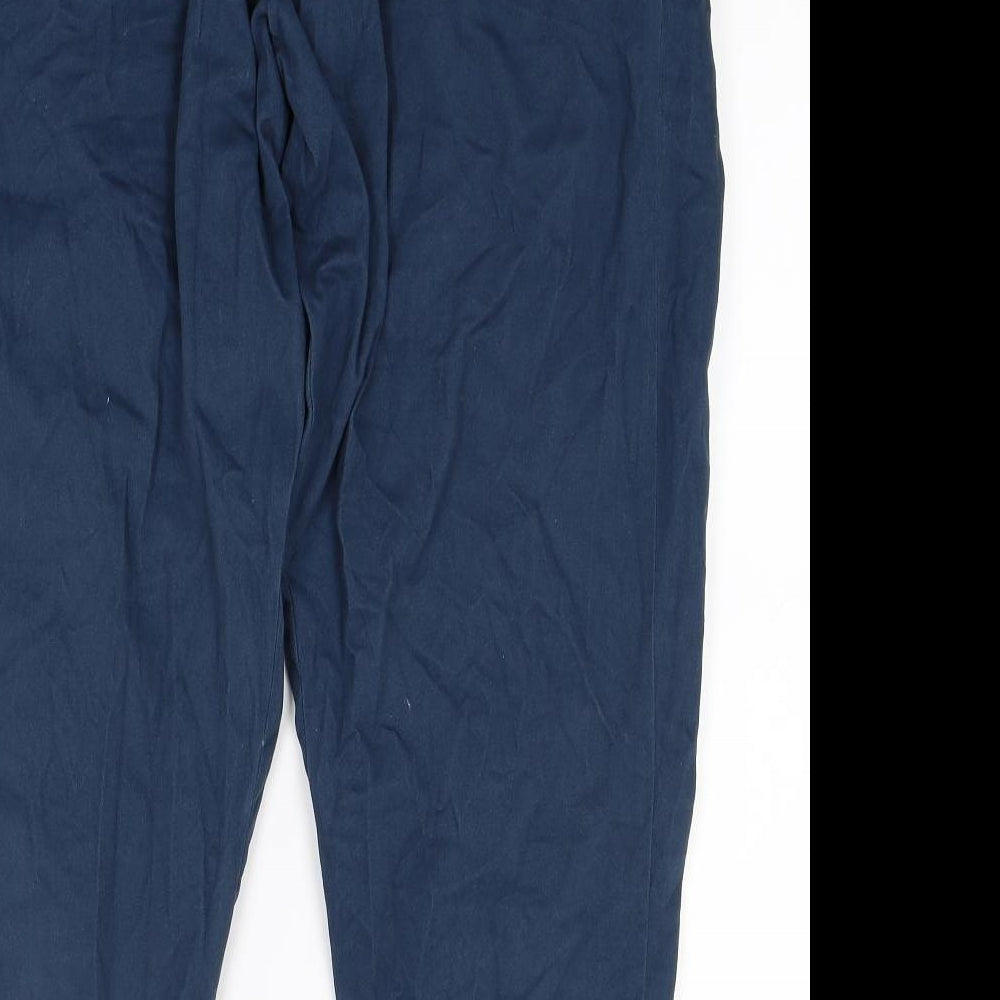Dante Womens Blue Capri Trousers Size M L24 in