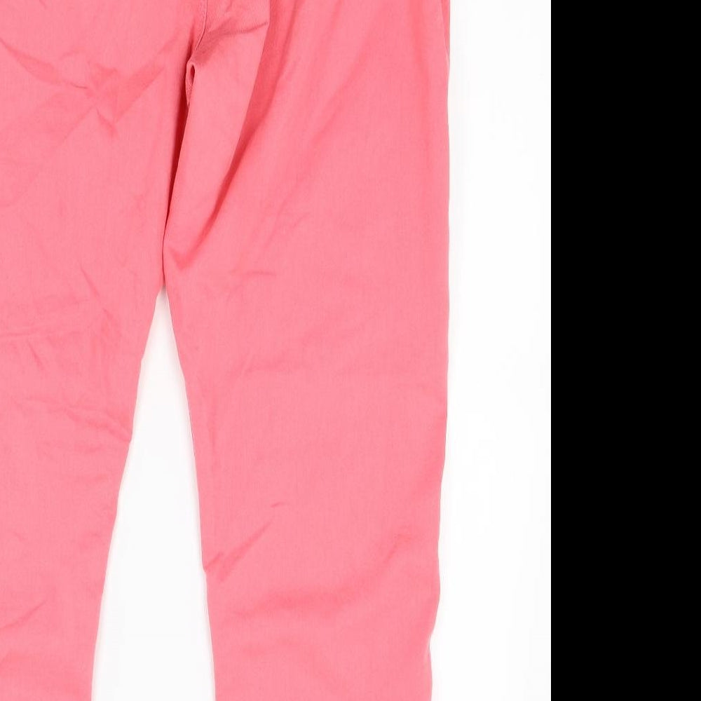 Dorothy Perkins Womens Red Trousers Size 16 L24.5 in