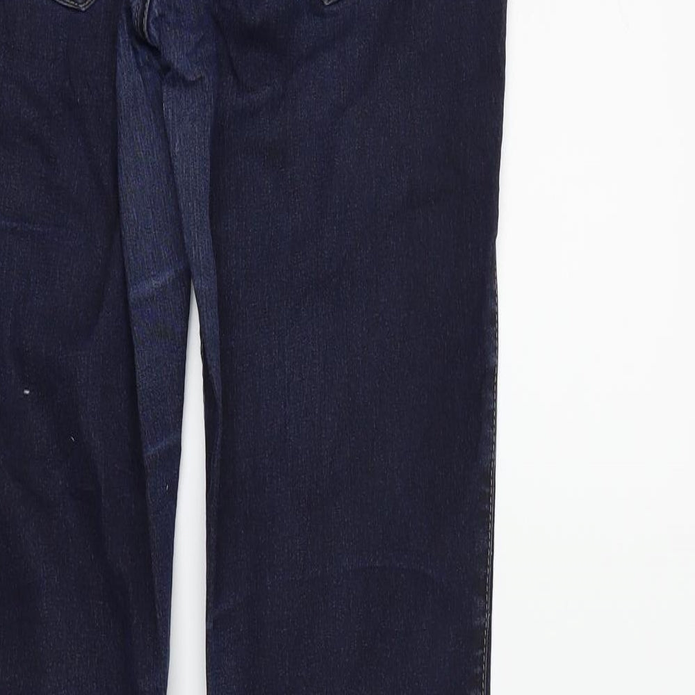 MORE & MORE Womens Blue Straight Jeans Size 10 L30 in