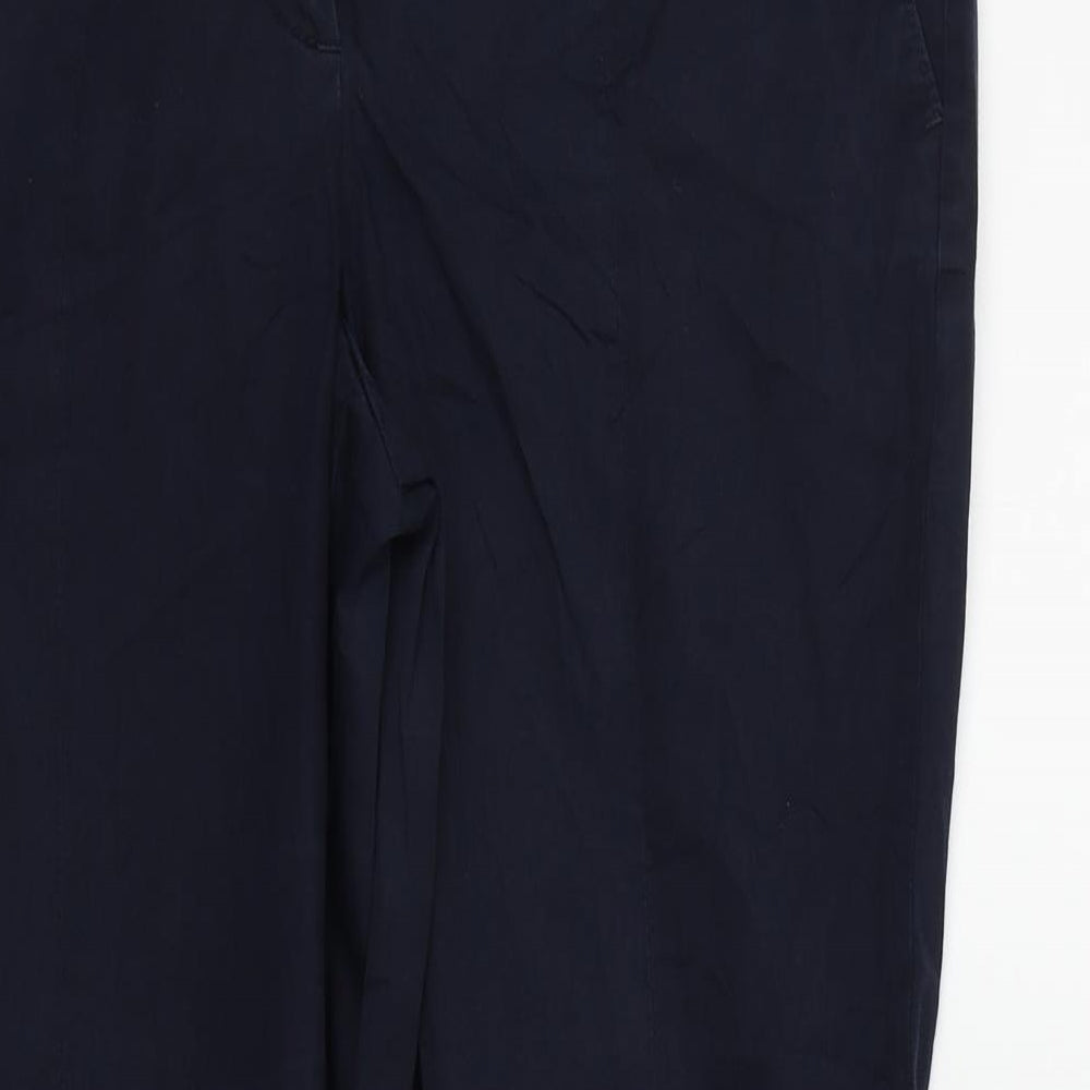 Taifun Womens Blue Trousers Size 10 L25 in