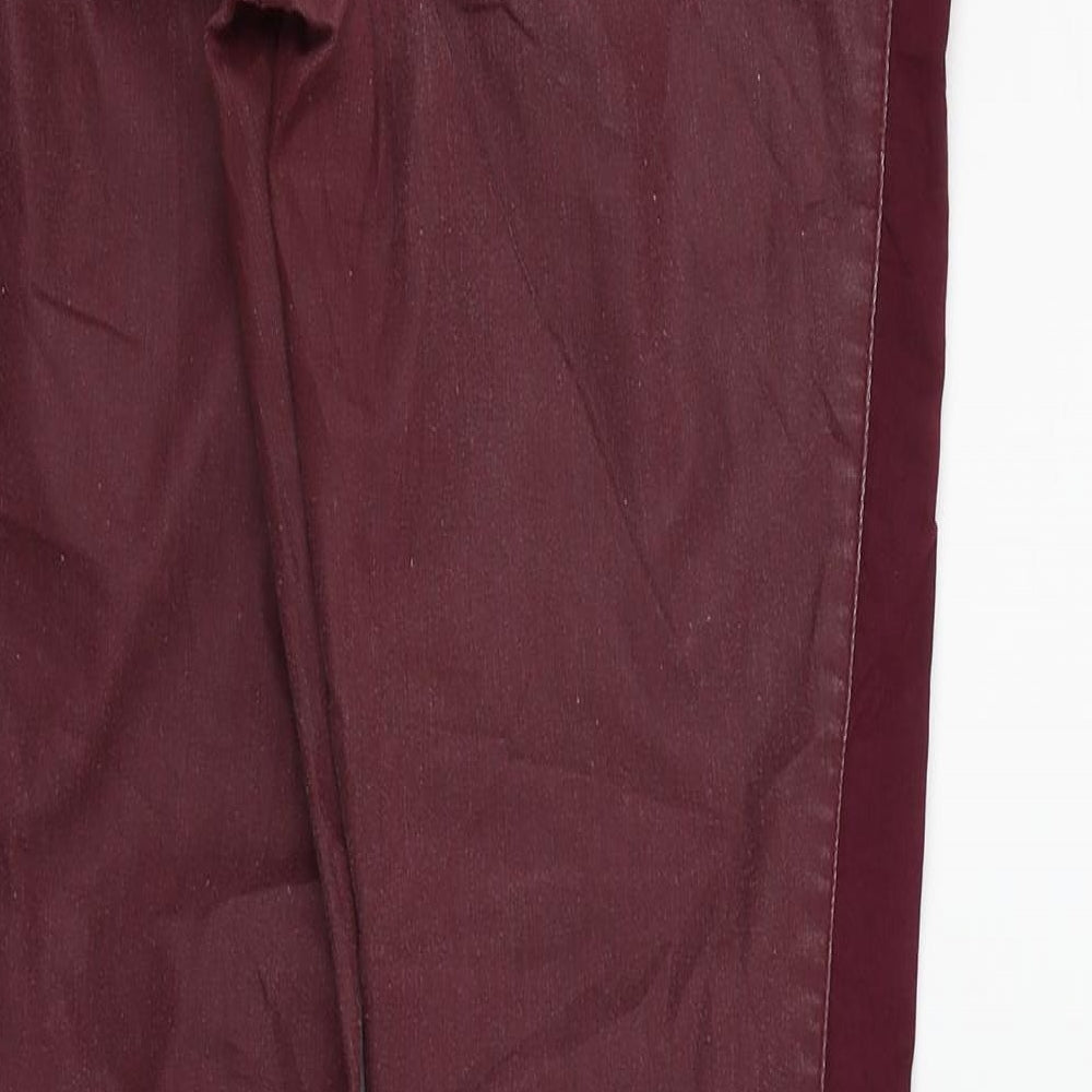 Best Connections Womens Purple Trousers Size 10 L27 in