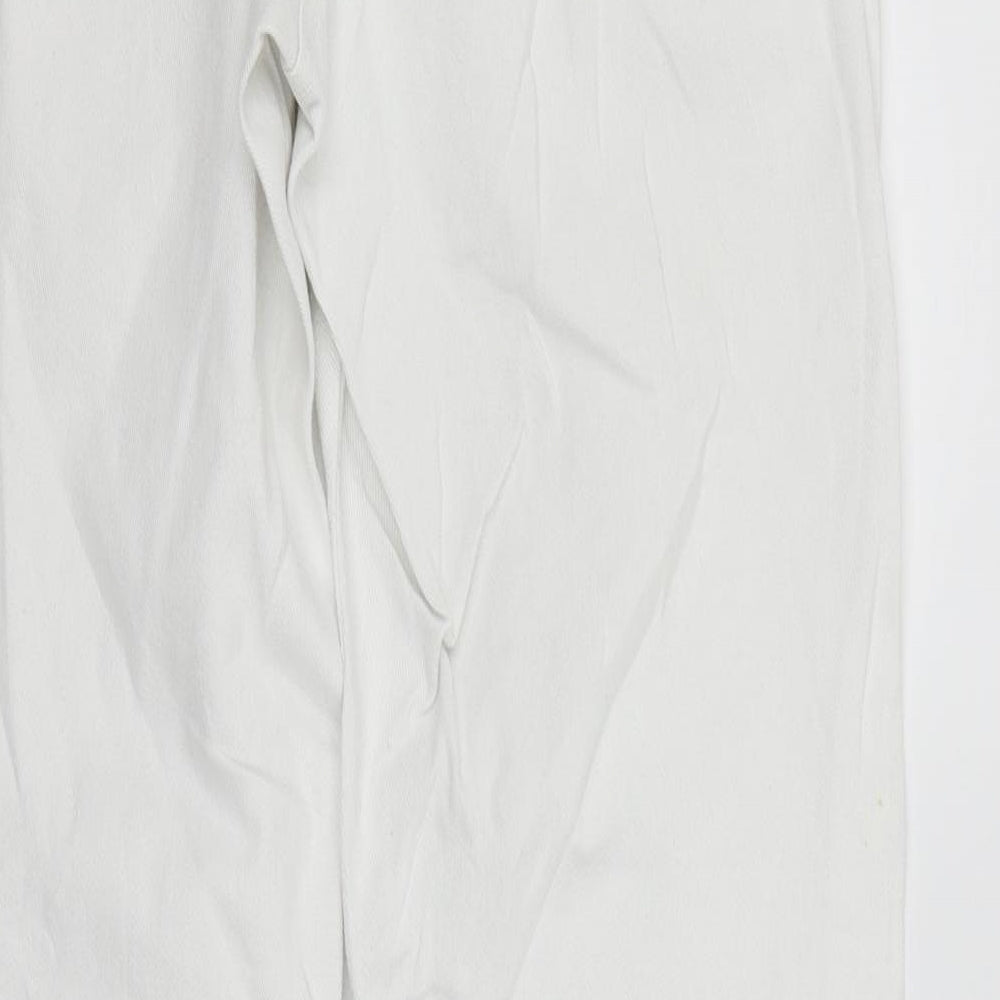 John Boner Womens White Straight Jeans Size 12 L34 in