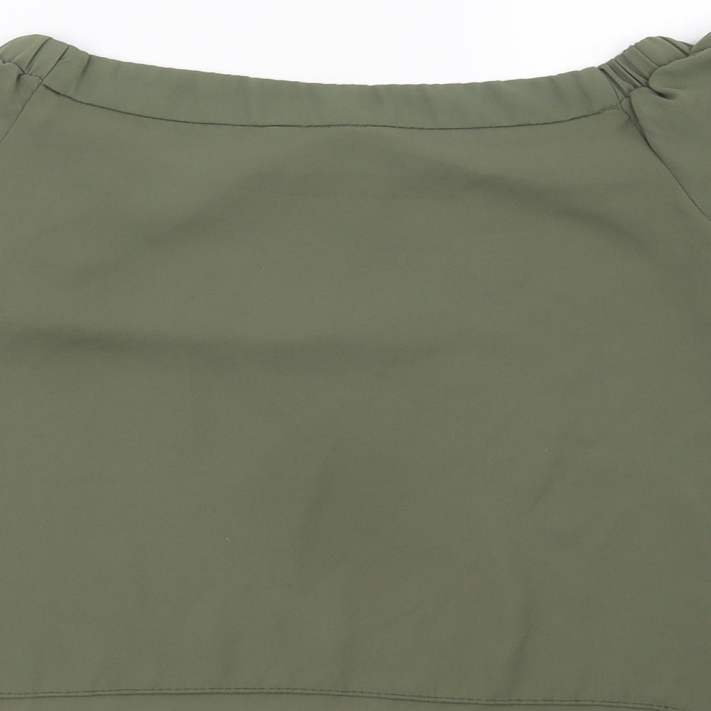 New Look Girls Green Basic Blouse Size 12 Years