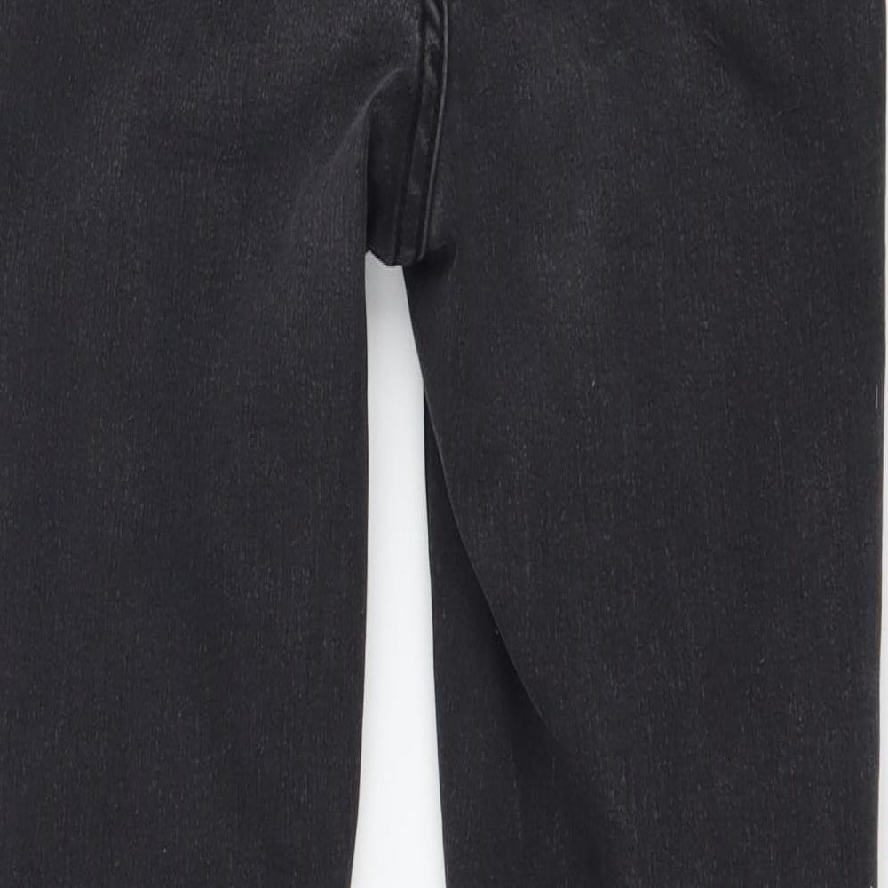 Nutmeg Womens Grey Denim Skinny Jeans Size 8 L26 in