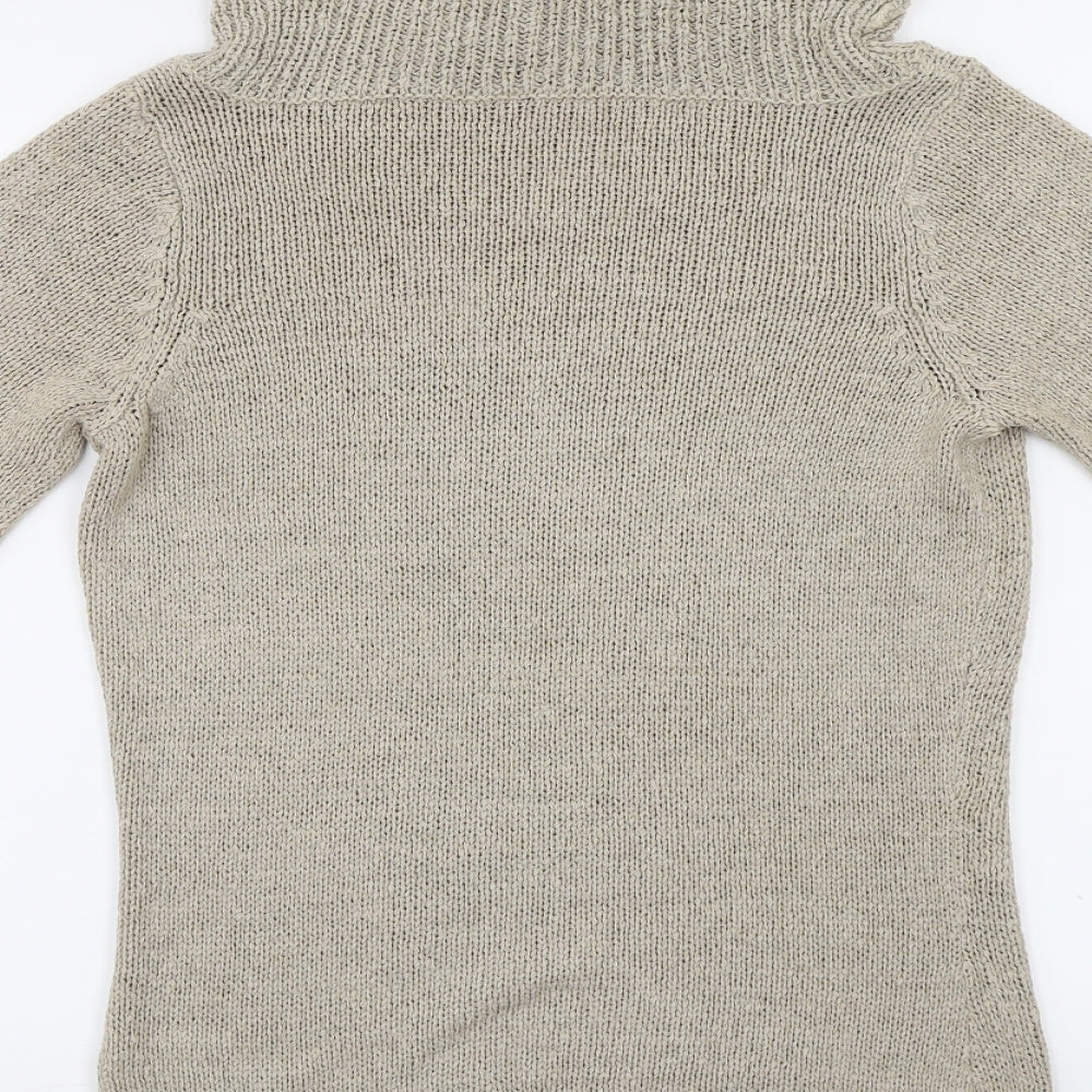 BHS Womens Beige Pullover Jumper Size 8