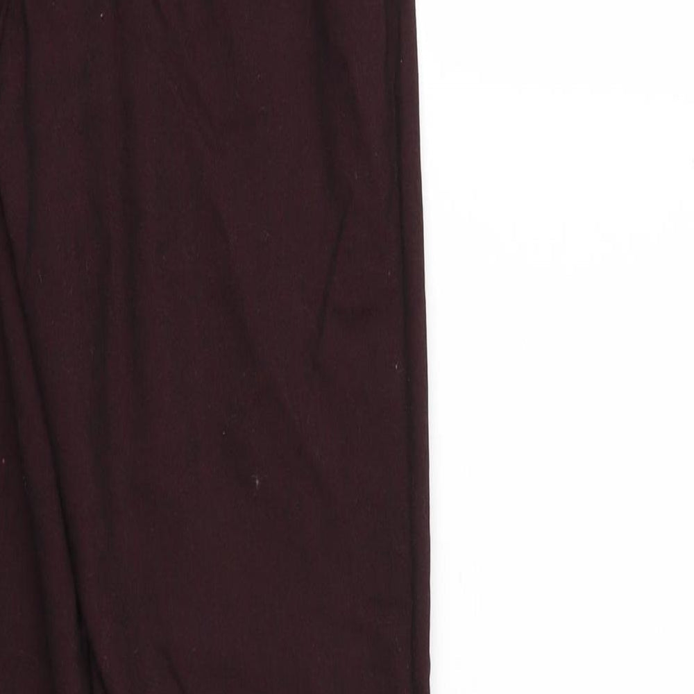 H&M Womens Red Denim Skinny Jeans Size 8 L26 in