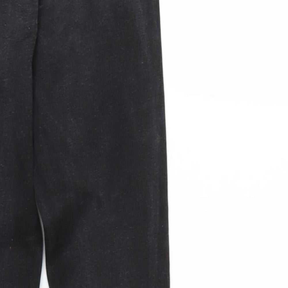 Denim & Co. Womens Black Denim Straight Jeans Size 10 L29 in