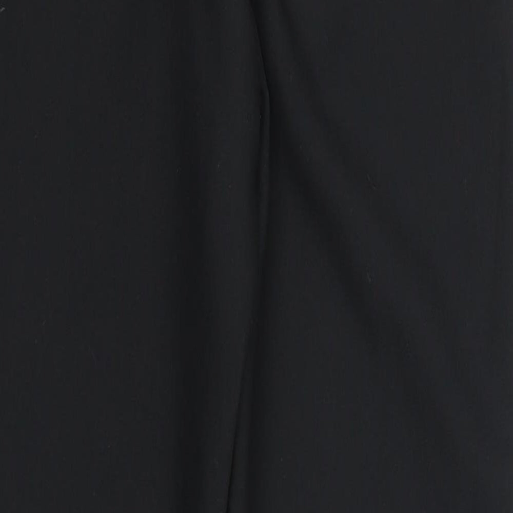 Marks and Spencer Womens Black Trousers Size 8 L26 in