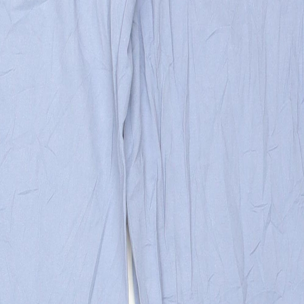 Zero Womens Blue Chino Trousers Size 34 in L29 in