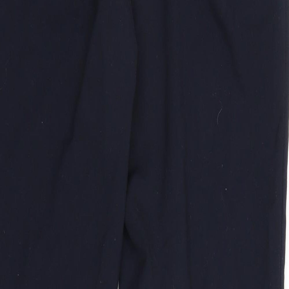 H&M Womens Blue Trousers Size 10 L27.5 in