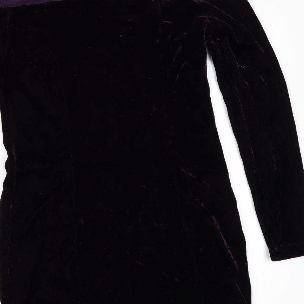 MINKPNK Womens Purple Mini Size M
