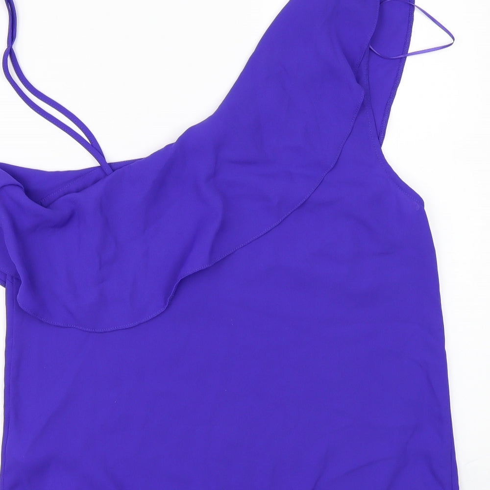 New Look Womens Purple Camisole Blouse Size 10