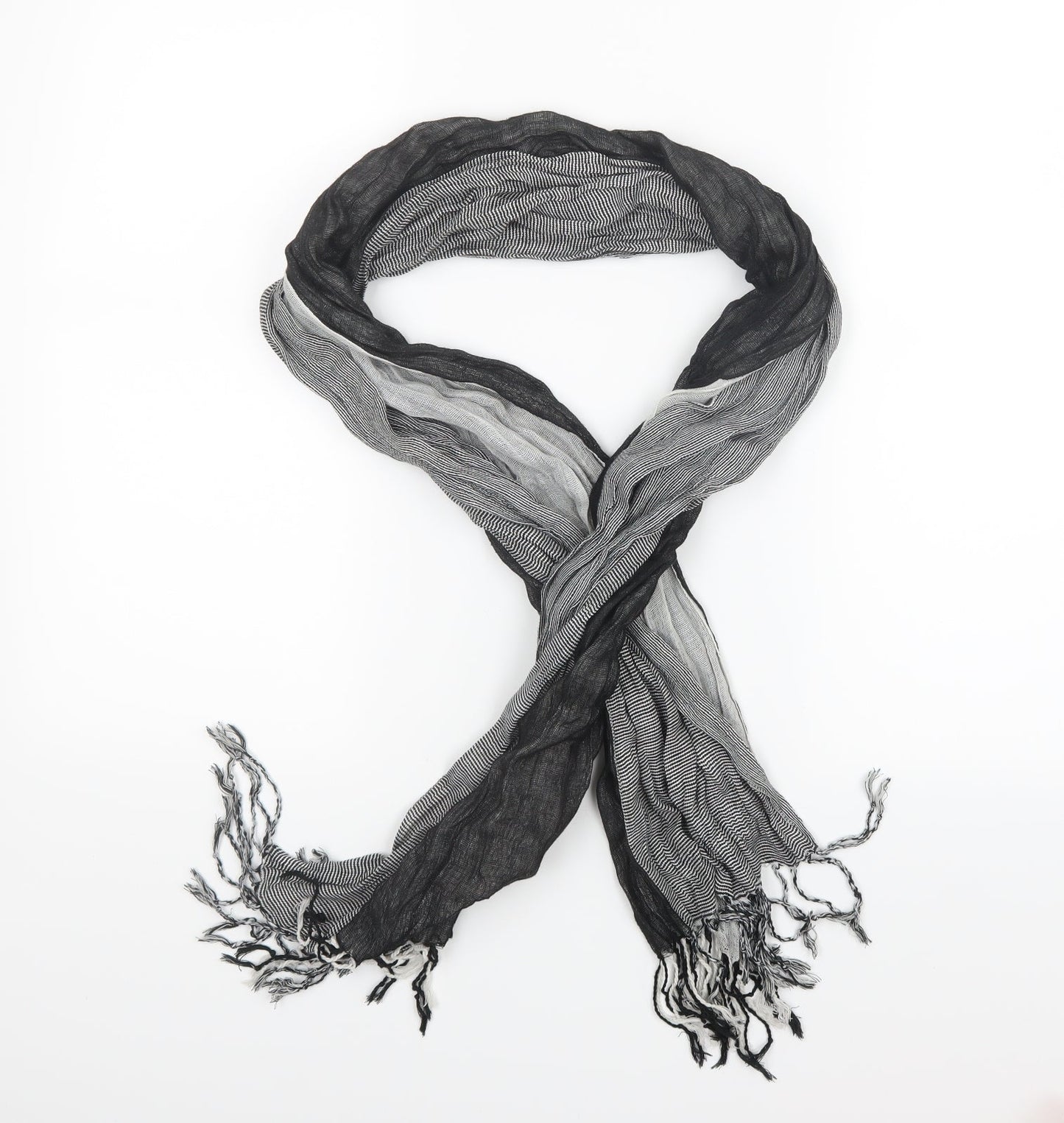 Preworn Womens Black Scarf