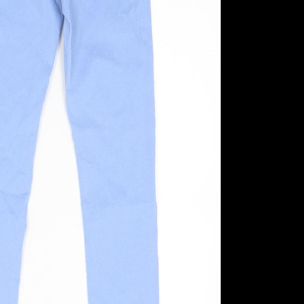 Topshop Womens Blue Denim Skinny Jeans Size 8 L20 in