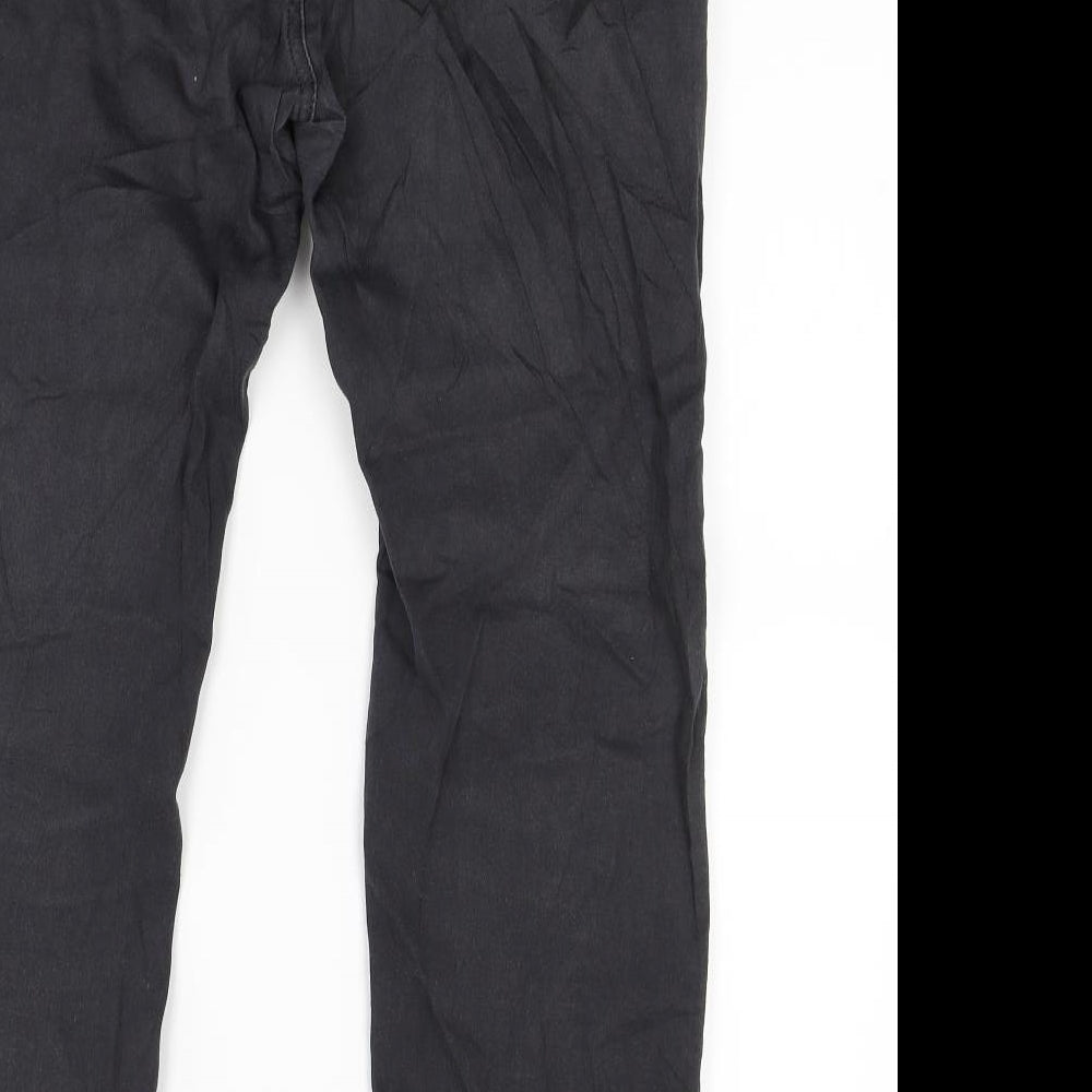 Sun bird Womens Black Denim Straight Jeans Size 32 in L25 in