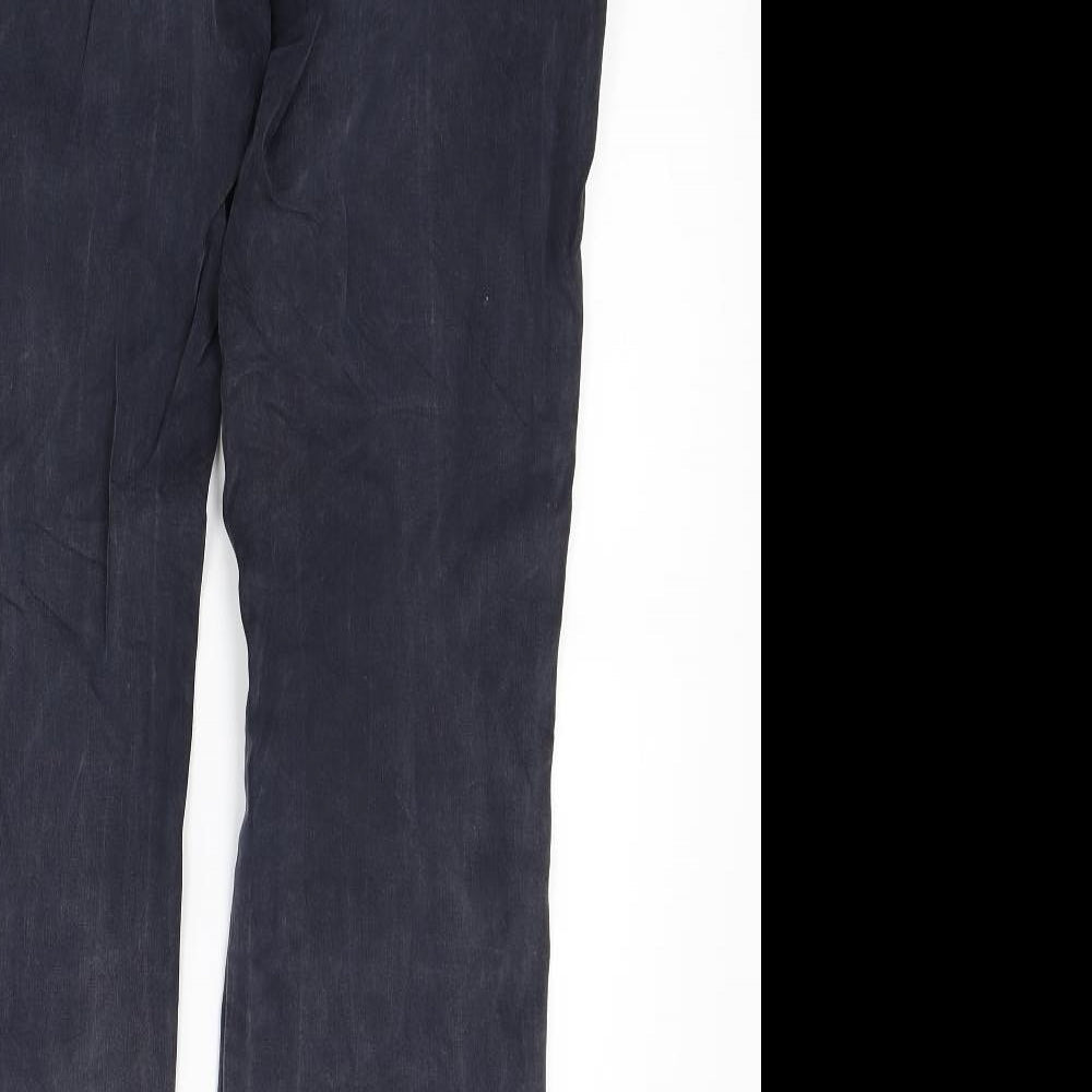 Max Mara Womens Blue Denim Straight Jeans Size 14 L28 in