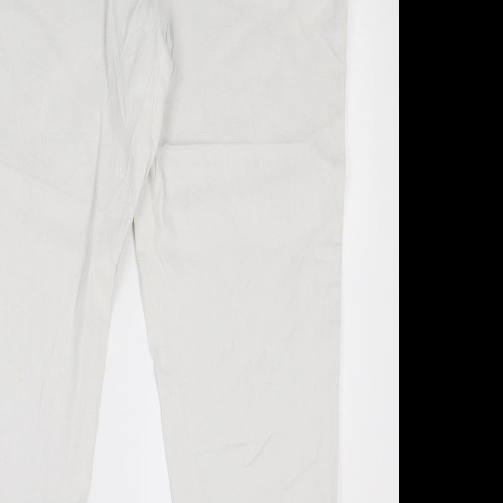 Gina Benotti Womens White Denim Skinny Jeans Size 10 L26 in
