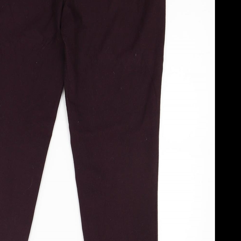 ASOS Womens Red Trousers Size 12 L26 in