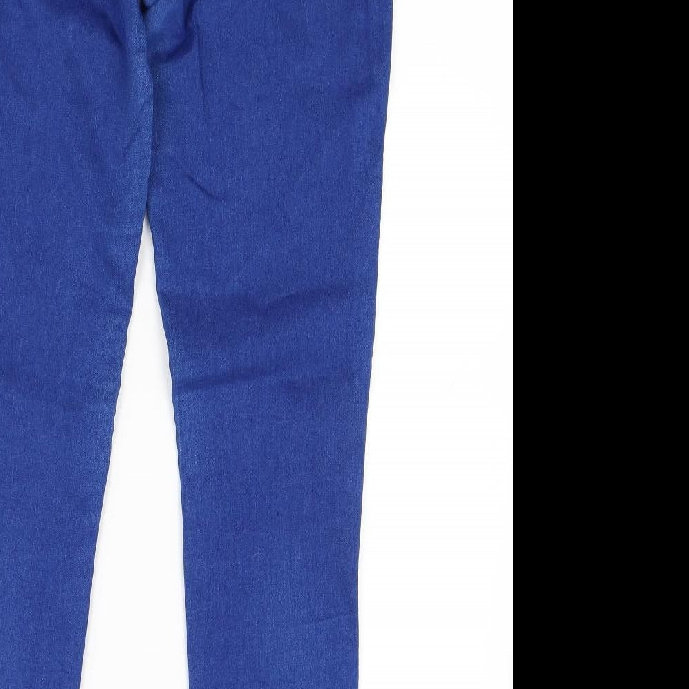 Primark Womens Blue Denim Flared Jeans Size 10 L27 in